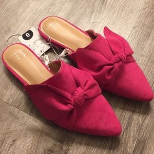 A New Day Pink Bow Flats